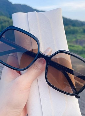 速发白框墨防202新款韩版高级感显镜小可配近视太脸镜紫外线
