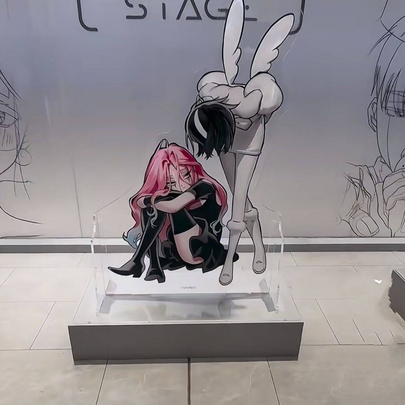 新款异形舞台15cm超大立牌可爱高颜值亚克力桌面装饰摆件,淘宝优惠券,粉丝福利购,淘宝优惠卷