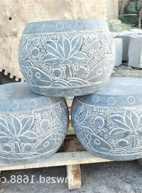 古建柱脚石厂家寺庙石头柱基制作价格大殿雕花石柱础图片