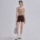 TEETKE dopamine fake two piece sports vest