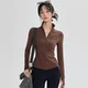 TEETKE thin velvet slim fit stand collar slim sports coat