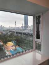 Yunnan Bedroom Soundproof Glass Silent Windows Retrofitted Soundproof Windows Pvb Clip Glued Triple Glass Plastic Steel Casement Window