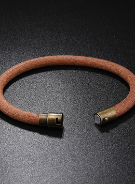 欧美跨境饰品个性创意夏威夷风情休闲手饰简约复古百搭牛皮手链