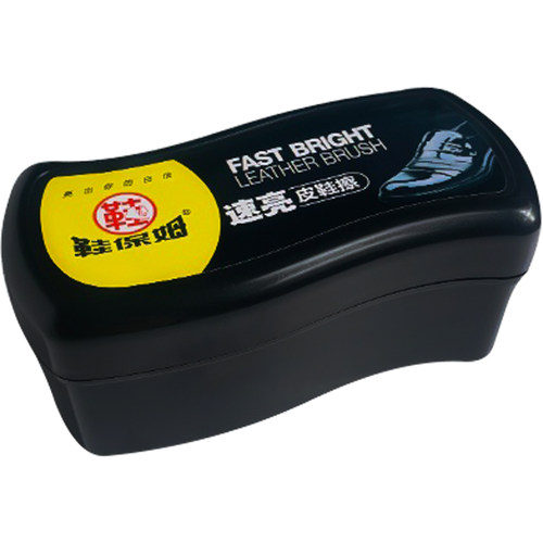 海绵鞋刷擦鞋神器无色通用真皮保养增亮油擦皮鞋专用刷子双面鞋蜡 - 图3