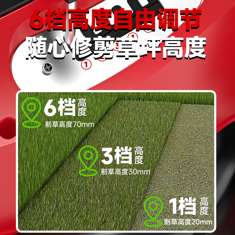 YAT亚特割草机锂电池YT5150充电手推式大功率草坪机庭院草坪修剪,淘宝优惠券,粉丝福利购,淘宝优惠卷