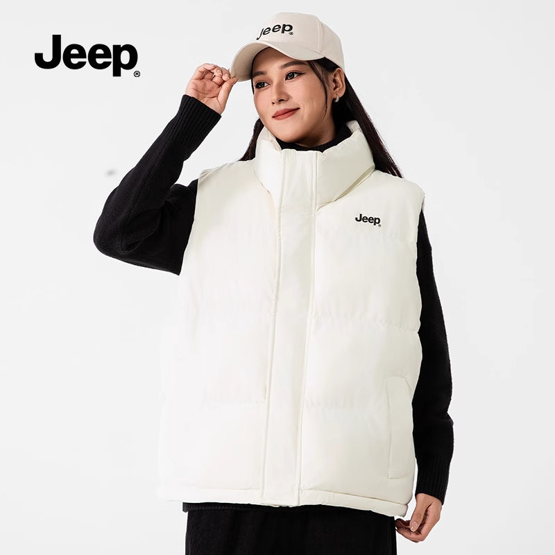 jeep吉普官方旗舰店男装冬季新款男士保暖背心立领马甲棉服外套S,淘宝优惠券,粉丝福利购,淘宝优惠卷