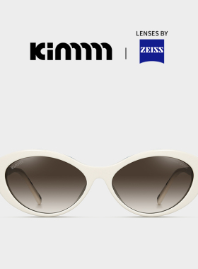 CINCIN拼色椭圆猫眼太阳镜