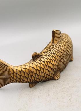 精工纯铜鲤鱼大号摆件年年有余家居装饰开业礼品客厅鲤鱼跳跃龙门