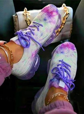 极速Women Breathable Sneakers 2021 Spring New Color Matching