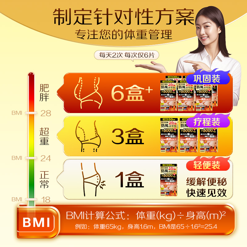 和汉笺防风通圣散减肥药瘦身燃脂腹部排油丸官方正品内脏脂肪日本