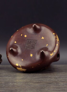 速发仿古双工宣德炉香篆香拓铜炉洒金工艺黄铜耳苏乳足圆炉线香炉
