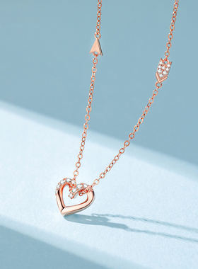 s925银心愿套链女项链饰