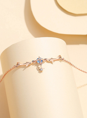 新真S925银豚之恋手链女手串