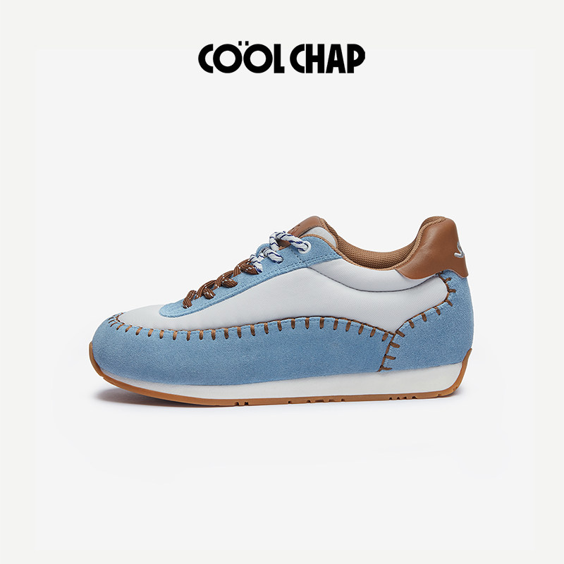【达人】COOLCHAP欧包德训鞋女款2025秋季新款厚底运动鞋子,淘宝优惠券,粉丝福利购,淘宝优惠卷