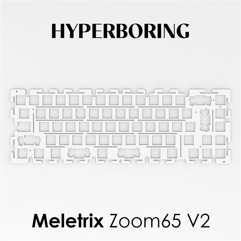 Meletrix Zoom65V2客制化机械键盘配件PC铝 FR4定位板配重-图0