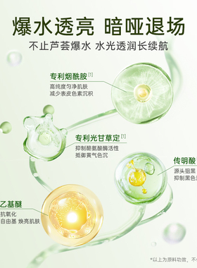 【重磅新品】寻荟记爆水水库面膜芦荟补水高保湿舒缓透亮10片/盒