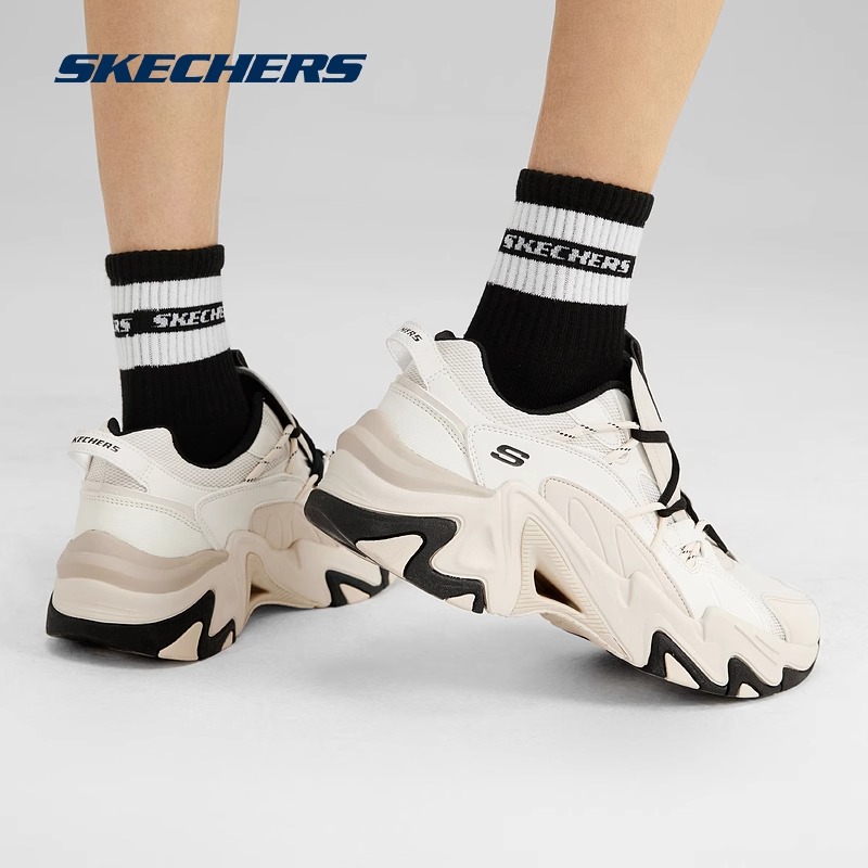 Skechers斯凯奇官方运动鞋机能风老爹鞋经典复古透气夏季新款男鞋