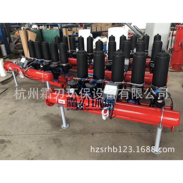 Laminated filter 3 inch 5 units, circulating water disc filter, fully automatic control backwash