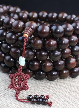 极速实木老挝红酸枝木手串15mm108颗佛珠念珠男女文Y玩手链情侣手