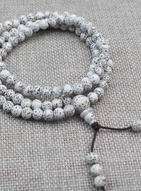 极速海南正月高密星月菩提手串x6mm108颗佛珠原籽男女情侣手链项