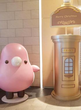 玻璃钢卡通雕塑 商业美陈形象卡通雕塑 DP点摆件