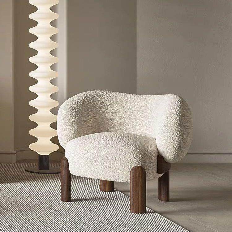 设计师沙发椅北欧单人椅网红扶手椅客厅阳台实木休闲椅侘寂风椅子,淘宝优惠券,粉丝福利购,淘宝优惠卷