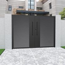 Iron Art Gate Stainless Steel Villa Courtyard Entrance Door school Minjuku Garden yard door single open double switch into the house