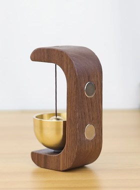 速发多巴胺入铜风铃治愈系铃铛冰门式纯黄户吸箱店铺开门提醒进门