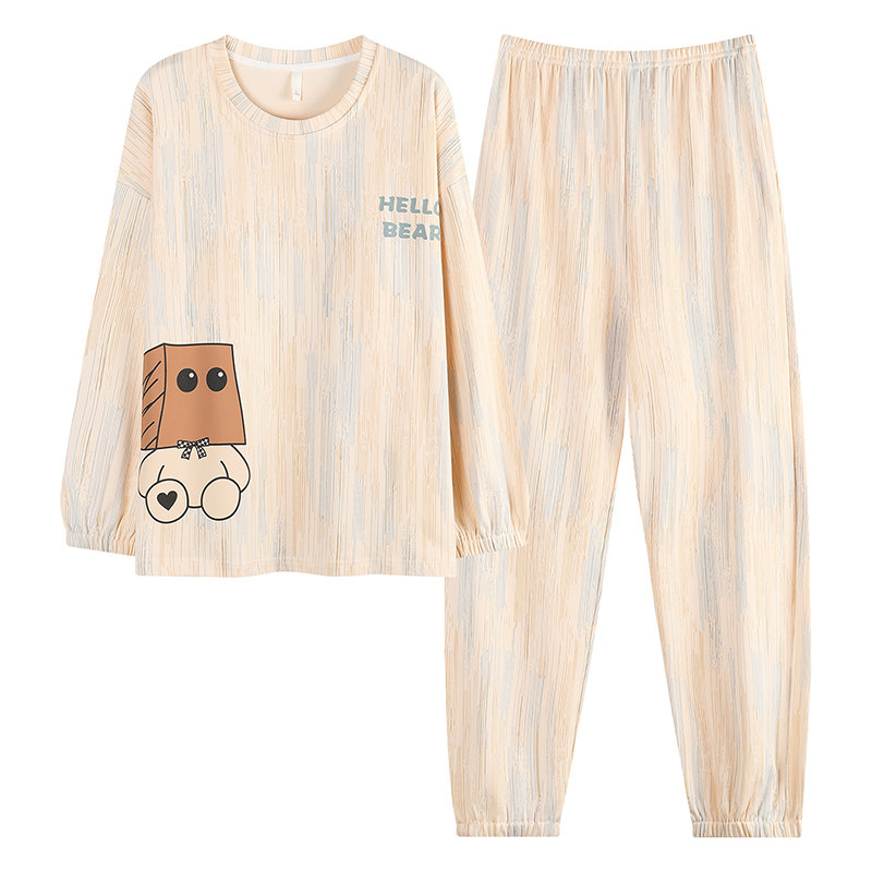 都市丽人纯棉情侣睡衣男女春夏秋冬季2026超火新款带胸垫家居服,淘宝优惠券,粉丝福利购,淘宝优惠卷