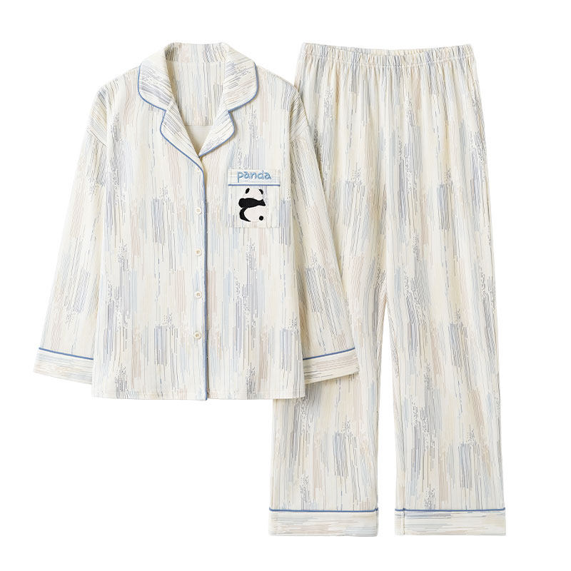 都市丽人情侣纯棉睡衣春秋季2026新款长袖可外穿男女士休闲家居服,淘宝优惠券,粉丝福利购,淘宝优惠卷