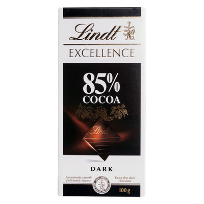 【满折专区】Lindt瑞士莲特醇排装黑巧克力70%78%85%90%99%100%