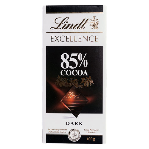 Lindt/瑞士莲特醇经典排装100g黑巧克力50%85%70%78%100%休闲零食 - 图1