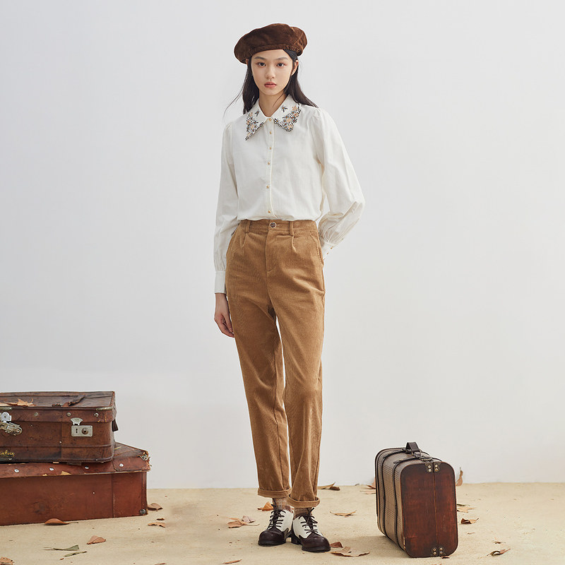  茵曼一零一度衬衫