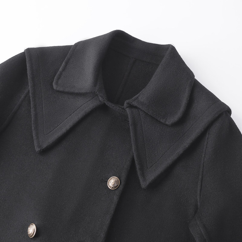 【商场同款】茵曼宽松2021年冬季新款 茵曼一零一度毛呢外套