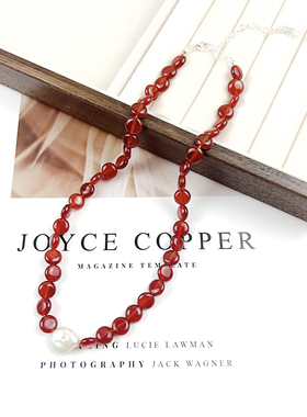 本命年幸运红玛瑙手链锁骨链