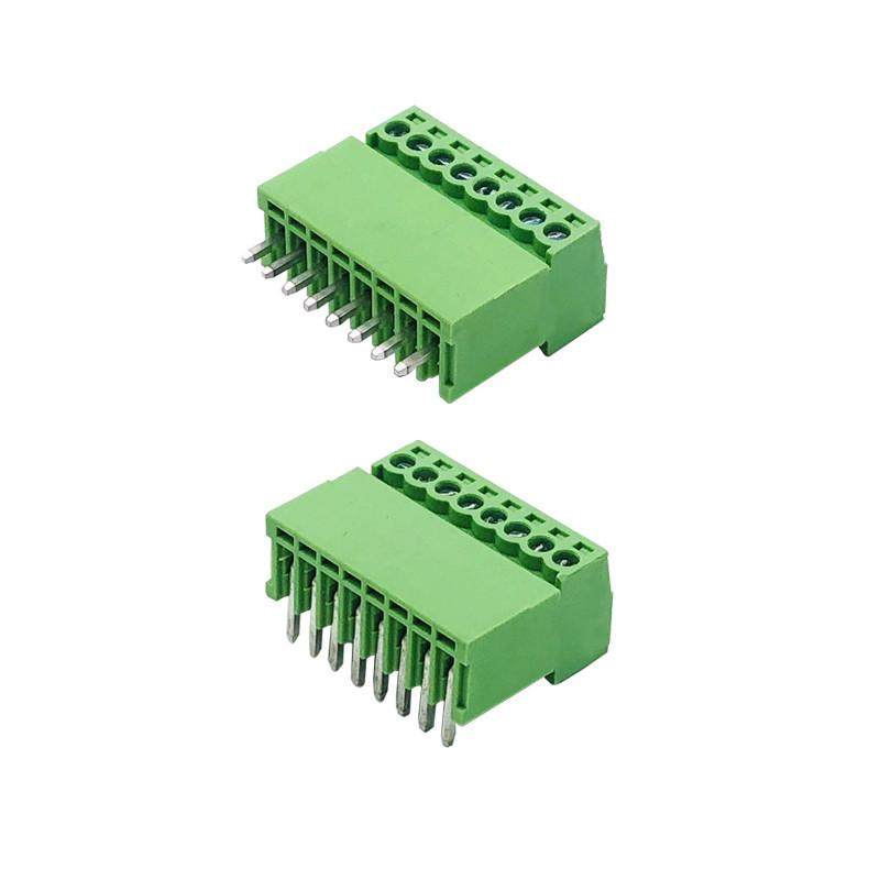 小间距接线端子2EDGV/R-2.5/2.54mmPCB插拔式直/弯针座焊接连接器 - 图3