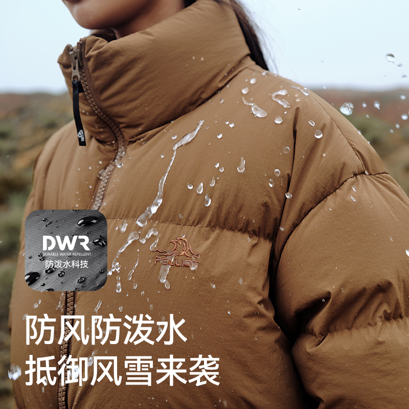 【山系】伯希和户外男女同款羽绒服25秋冬新款800蓬防泼水鹅绒服 - 图1