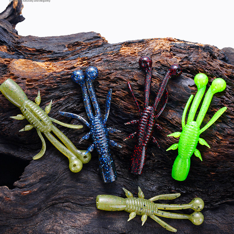 XYB巡娱宝虾扯蛋浮水虾路亚饵软饵仿生鱼饵鲈鱼鳜鱼加盐加腥假饵,淘宝优惠券,粉丝福利购,淘宝优惠卷