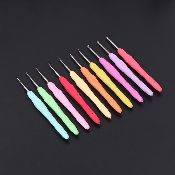 网红1PC Metal Knitting Needles Crochet Hooks Tool With-图3