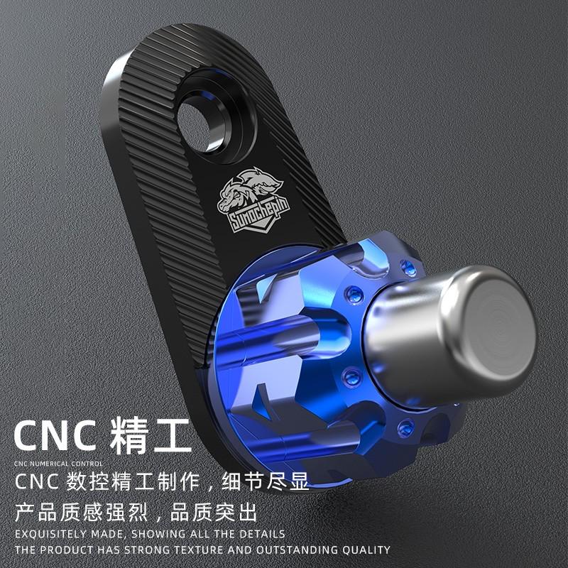 UHR150摩托车改装刹车牛角驻车锁扣电动车停驻车PCX160开关固定器 - 图1