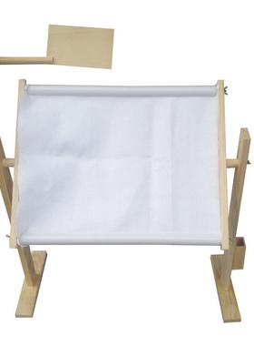 alj6实木可调花架十字绣架子绣布床上绣台式苏绣绣架十字绣框架