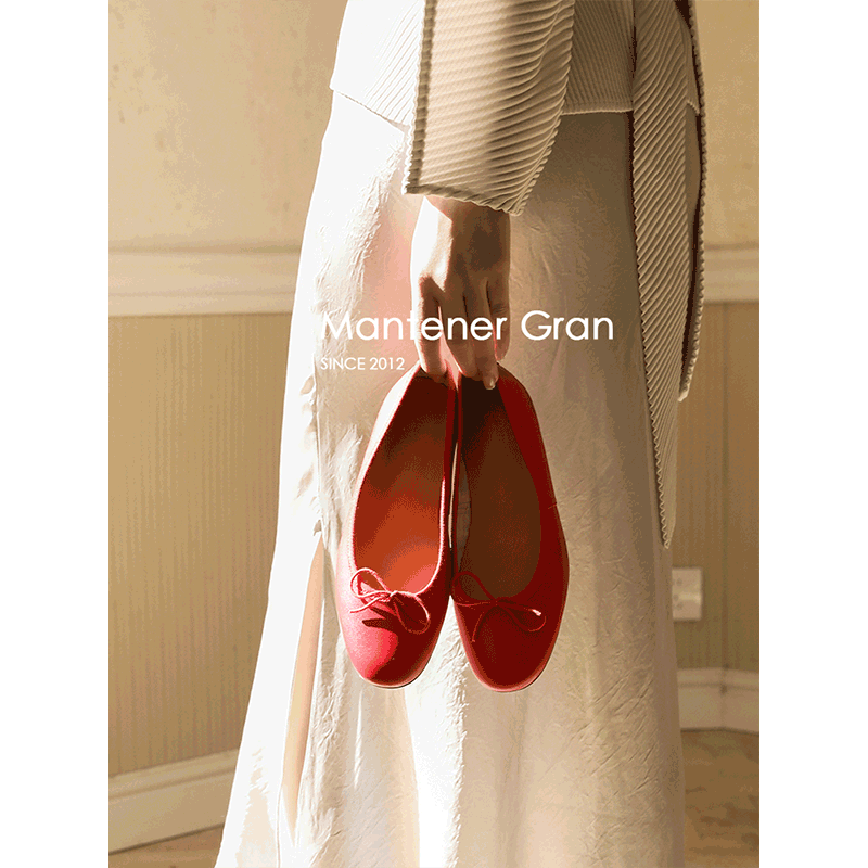 Mantener Gran 银色芭蕾单鞋女夏季超软小羊皮平底鞋手工芭蕾舞鞋,淘宝优惠券,粉丝福利购,淘宝优惠卷