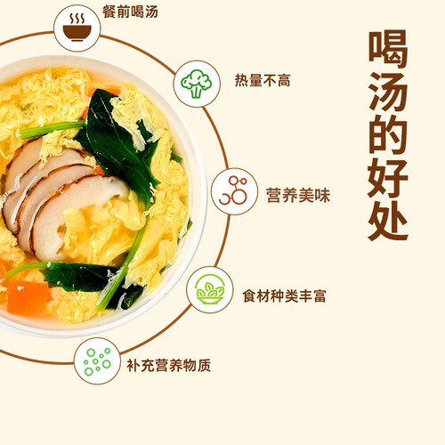 苏伯汤速食汤 6g鲜蔬芙蓉紫菜蛋花汤冲泡即食小包蔬菜汤早餐汤包 - 图2