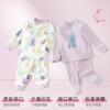 Baby girl's autumn clothes, long johns, baby pajamas, pure cotton type A