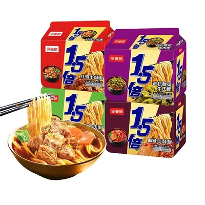 麦郎一袋半方便面10袋1.5倍大面饼