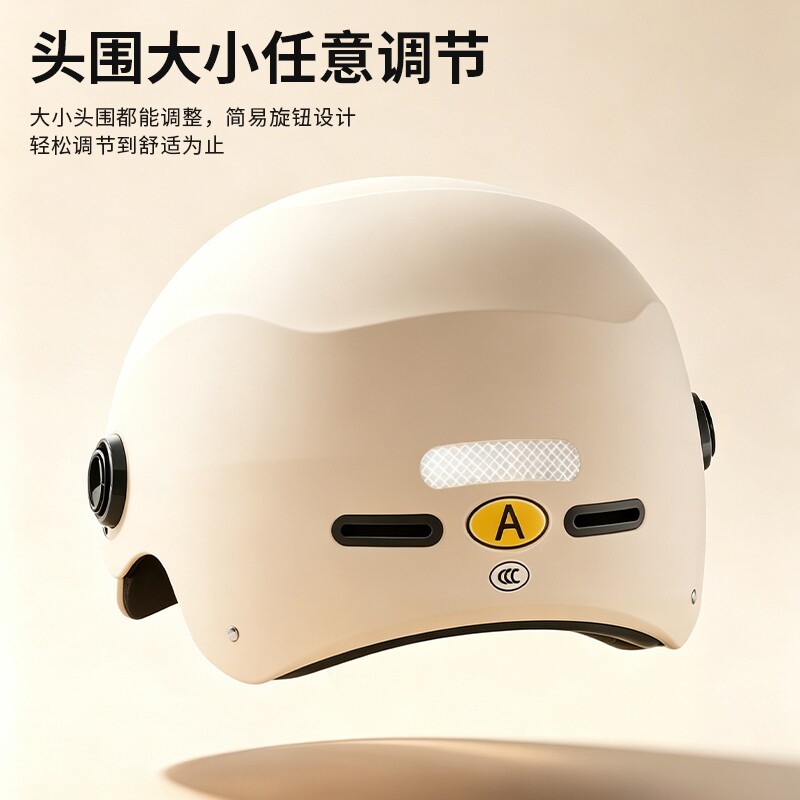 New national standard 3C certified electric motorcycle helmet for women in summer new sun protection half helmet battery car for men for all seasons
