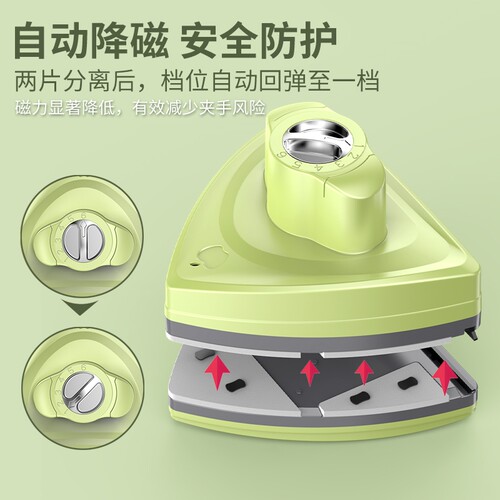 洁匠双面高层擦玻璃器单双层三四层特厚玻璃通用款调磁家政擦中空 - 图2
