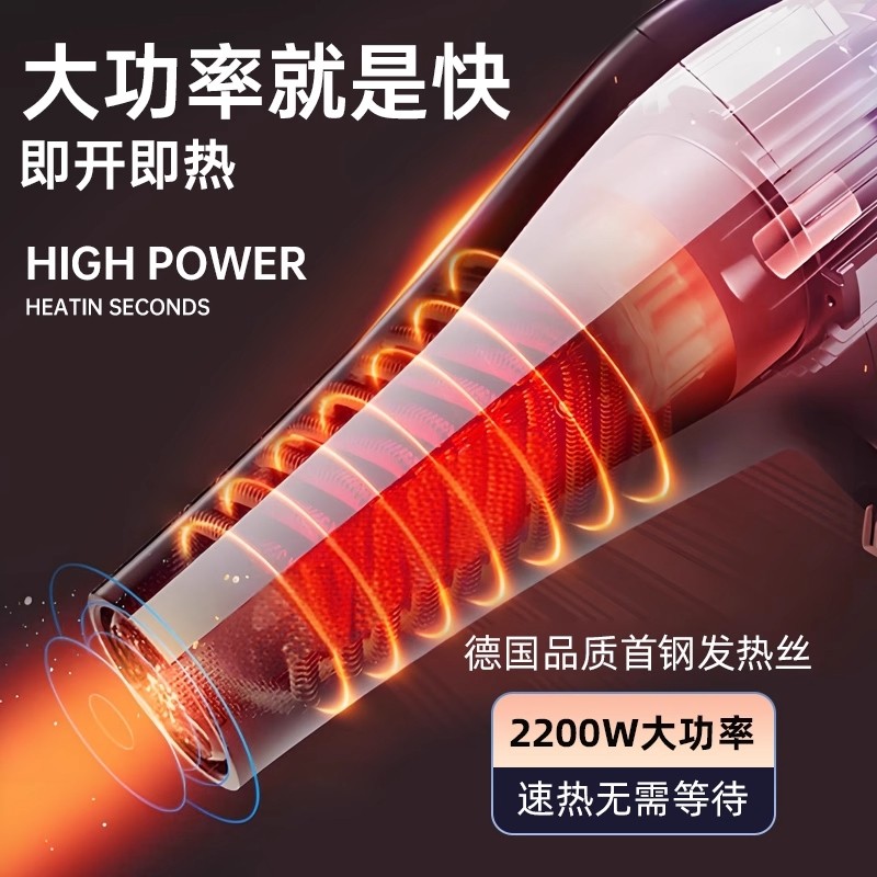 电吹风机家用大风力负离子护发大功率理发店吹风筒3524静音速干,淘宝优惠券,粉丝福利购,淘宝优惠卷