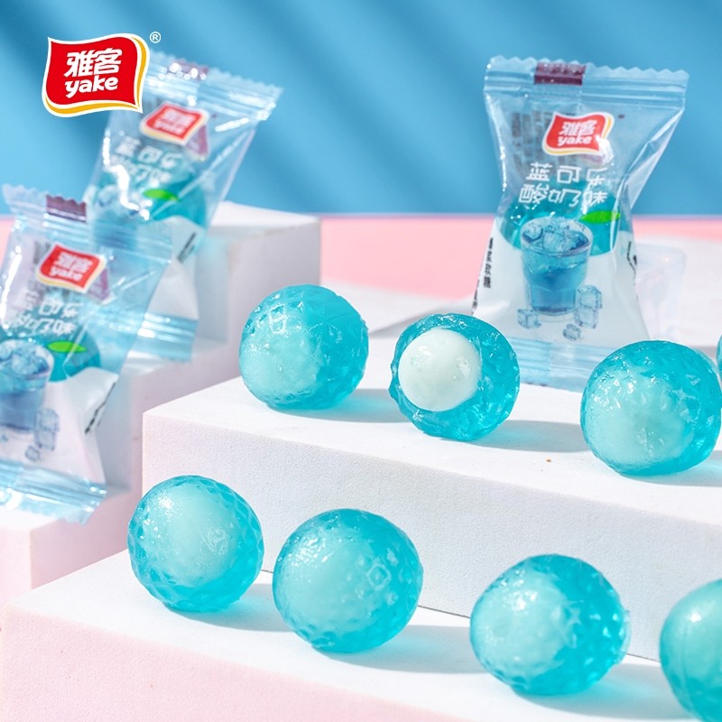 雅客爆浆软糖500g袋装散装批发儿童零食网红爆款解馋喜糖芒果夹心,淘宝优惠券,粉丝福利购,淘宝优惠卷