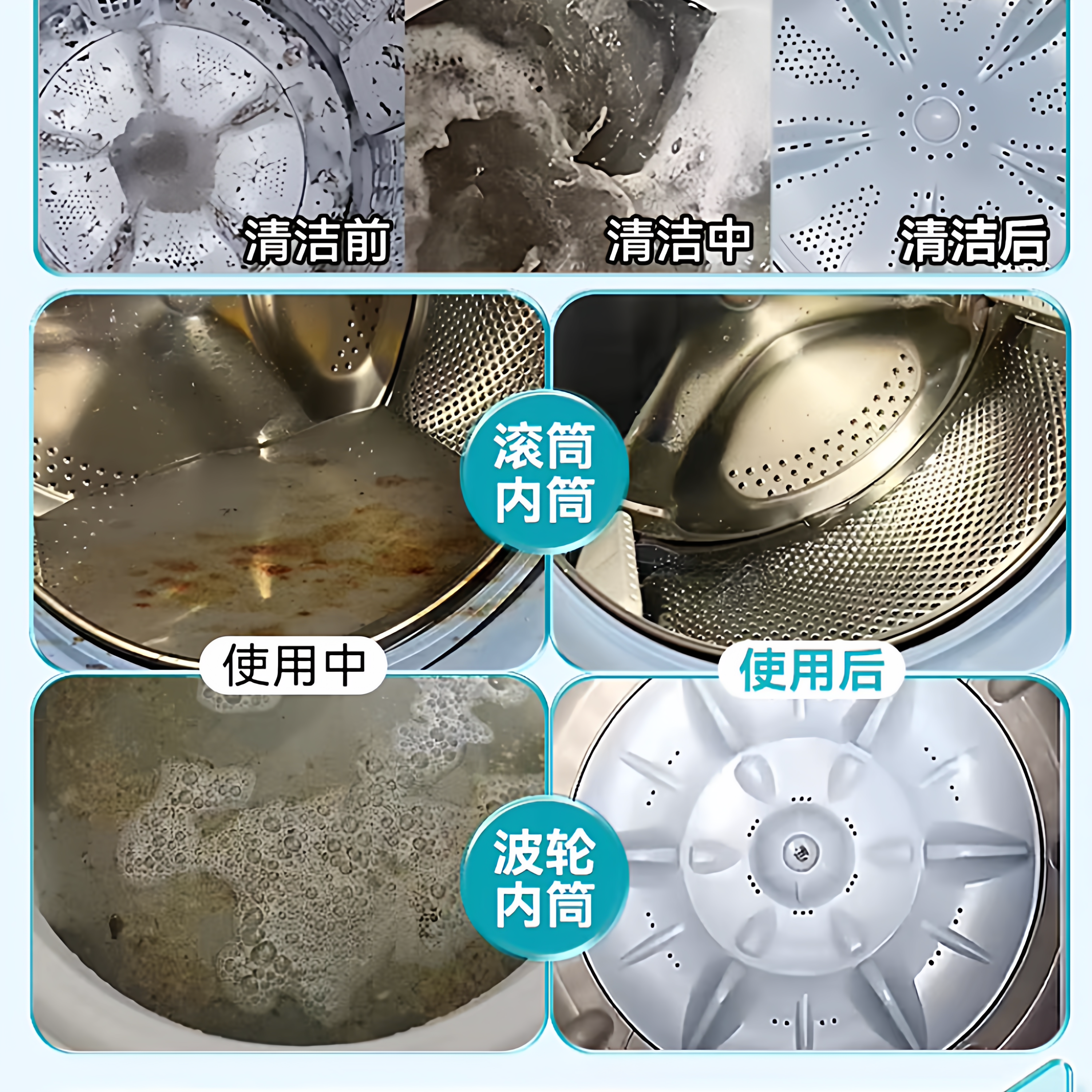 Australian imported washing machine tank cleaner powerful descaling agent